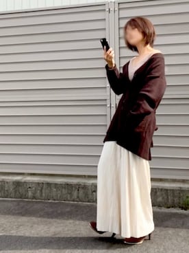 まゆ❤︎さん（レディース・156cm）の秋コーディネート