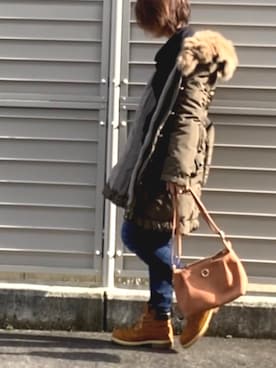 「オシャレウォーカー」｜「アイテム（その他）」を使った、まゆ❤︎さん（レディース・156cm）の冬コーディネート