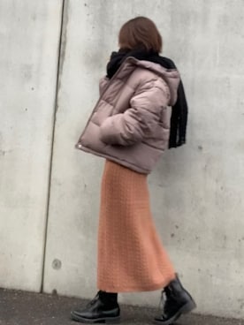 「archives e'pice（アルシーヴエピス）のアイテム（ジャケット/アウター）」を使った、まゆ❤︎さん（レディース・156cm）の冬コーディネート