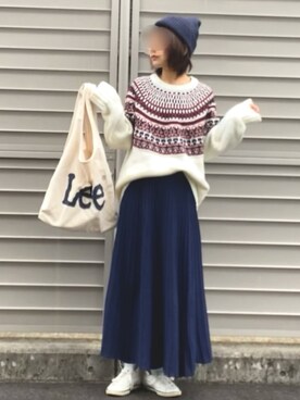 まゆ❤︎さん（レディース・156cm）の冬コーディネート