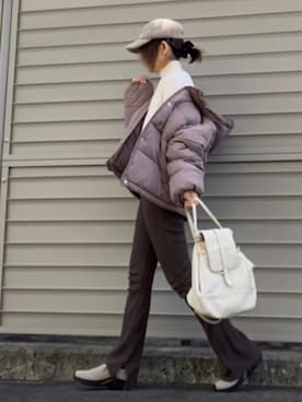「archives e'pice（アルシーヴエピス）のアイテム（ジャケット/アウター）」を使った、まゆ❤︎さん（レディース・156cm）の冬コーディネート