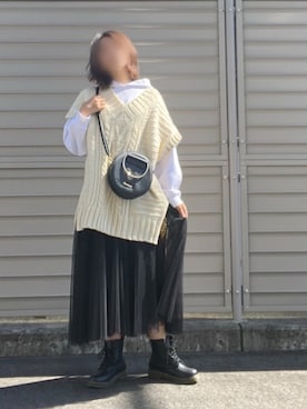 「GAL FIT（ギャルフィット）のアイテム（バッグ）」を使った、まゆ❤︎さん（レディース・156cm）の春コーディネート