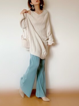 まゆ❤︎さん（レディース・156cm）の春コーディネート