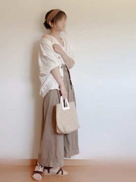 「grove（グローブ）のアイテム（その他ヘアアクセサリー）」を使った、まゆ❤︎さん（レディース・156cm）の春コーディネート