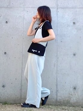 「Gomu 56（ゴムゴム）のアイテム」を使った、まゆ❤︎さん（レディース・156cm）の春コーディネート