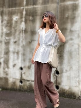 まゆ❤︎さん（レディース・156cm）の夏コーディネート