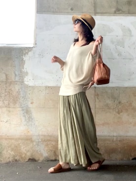 まゆ❤︎さん(レディース・156cm)の夏コーディネート