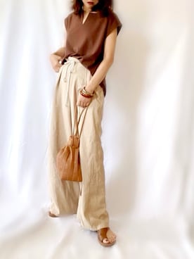 まゆ❤︎さん（レディース・156cm）の夏コーディネート