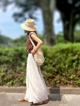 まゆ❤︎さん（レディース・156cm）の夏コーディネート
