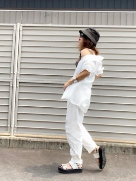 まゆ❤︎さん（レディース・156cm）の夏コーディネート