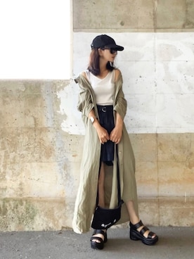 まゆ❤︎さん（レディース・156cm）の夏コーディネート