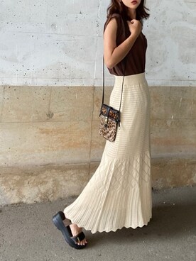 まゆ❤︎さん（レディース・156cm）の秋コーディネート