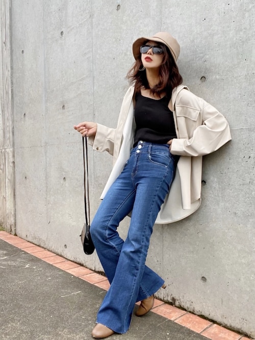 まゆ Anapのデニムパンツを使ったコーディネート Wear
