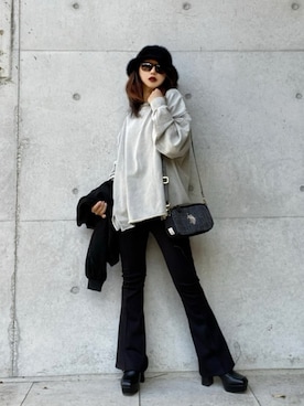 まゆ❤︎さん（レディース・156cm）の冬コーディネート