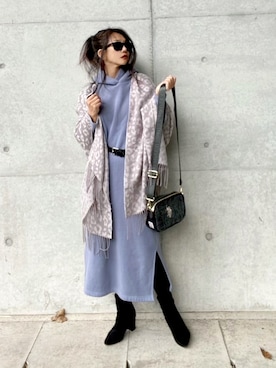 まゆ❤︎さん（レディース・156cm）の冬コーディネート