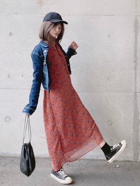 「GAL FIT（ギャルフィット）のアイテム」を使った、まゆ❤︎さん（レディース・156cm）の冬コーディネート