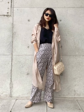 まゆ❤︎さん（レディース・156cm）の春コーディネート