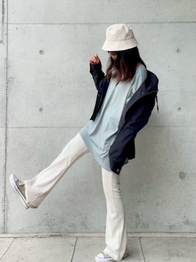 「GAL FIT（ギャルフィット）のアイテム」を使った、まゆ❤︎さん（レディース・156cm）の春コーディネート