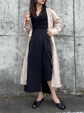 まゆ❤︎さん（レディース・156cm）の春コーディネート