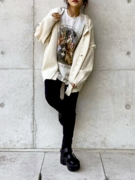 まゆ❤︎さん（レディース・156cm）の春コーディネート