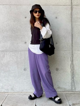 まゆ❤︎さん（レディース・156cm）の春コーディネート