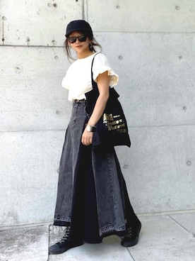 まゆ❤︎さん（レディース・156cm）の春コーディネート