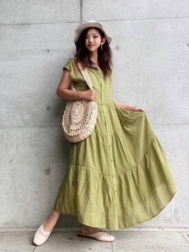 まゆ❤︎さん（レディース・156cm）の夏コーディネート
