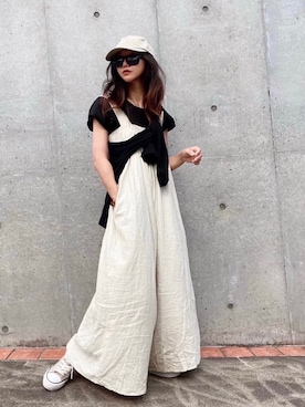 まゆ❤︎さん（レディース・156cm）の夏コーディネート