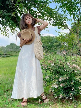 まゆ❤︎さん（レディース・156cm）の夏コーディネート