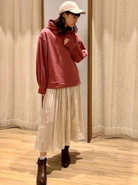 「コーデュロイキャップ」｜satomikamoさん（レディース・162cm）の秋コーディネート