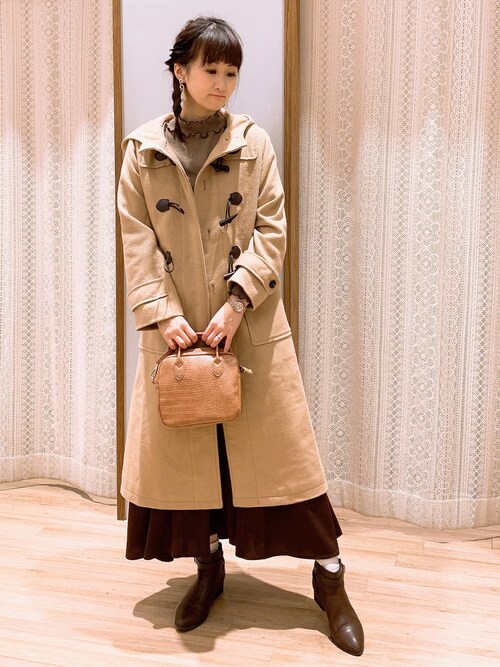 Earth Music Ecologysatomikamoさんのダッフルコートを使ったコーディネート Zozotown