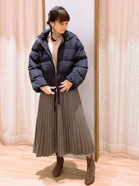 satomikamoさん（レディース・162cm）の冬コーディネート