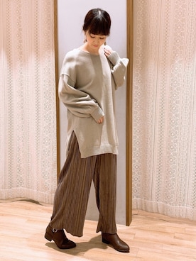 satomikamoさん（レディース・162cm）の冬コーディネート