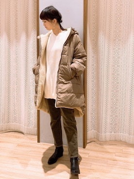 satomikamoさん（レディース・162cm）の冬コーディネート