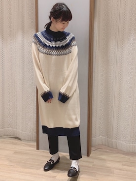 「ノルディック」｜satomikamoさん（レディース・162cm）の冬コーディネート