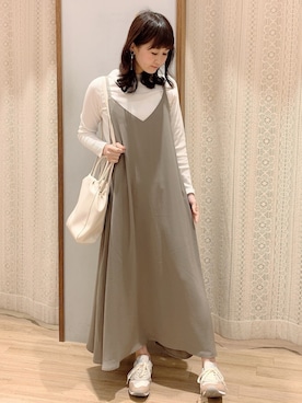 「時短コーデ」｜satomikamoさん（レディース・162cm）の冬コーディネート