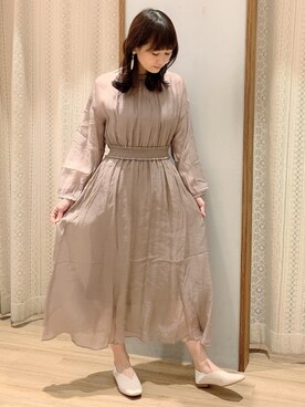 「インナー付き」｜satomikamoさん（レディース・162cm）の春コーディネート