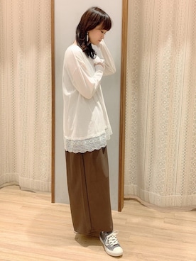 satomikamoさん（レディース・162cm）の春コーディネート