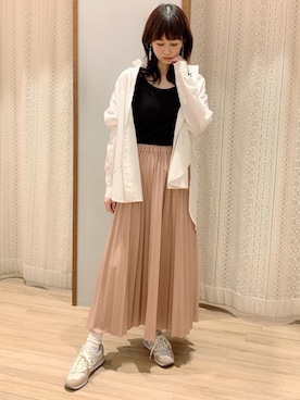 satomikamoさん（レディース・162cm）の春コーディネート