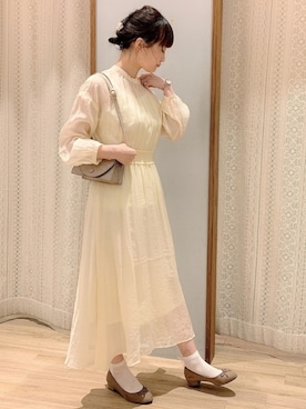 「インナー付き」｜satomikamoさん（レディース・162cm）の春コーディネート