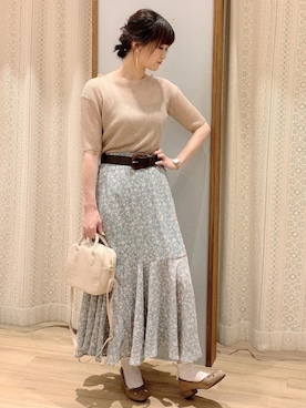 「インナー付き」｜satomikamoさん（レディース・162cm）の春コーディネート