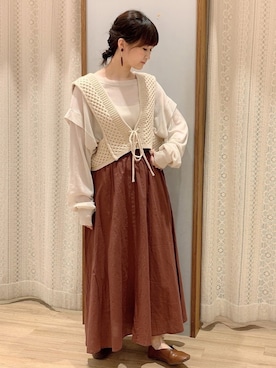 satomikamoさん（レディース・162cm）の春コーディネート