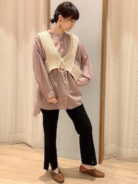 satomikamoさん(レディース・162cm)の春コーディネート
