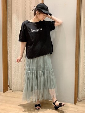 キャップを使った ママファッション の人気ファッションコーディネート Wear