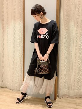 satomikamoさん（レディース・162cm）の春コーディネート