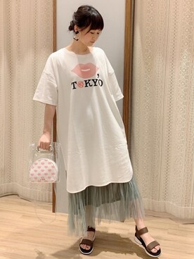 satomikamoさん（レディース・162cm）の春コーディネート