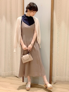 「マーメイドライン」｜satomikamoさん（レディース・162cm）の春コーディネート