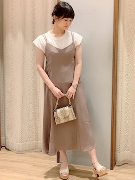 「マーメイドライン」｜satomikamoさん（レディース・162cm）の春コーディネート