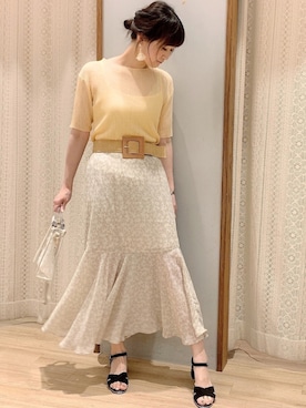「インナー付き」｜satomikamoさん（レディース・162cm）の春コーディネート