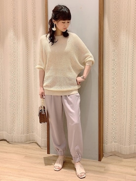 「インナー付き」｜satomikamoさん（レディース・162cm）の春コーディネート